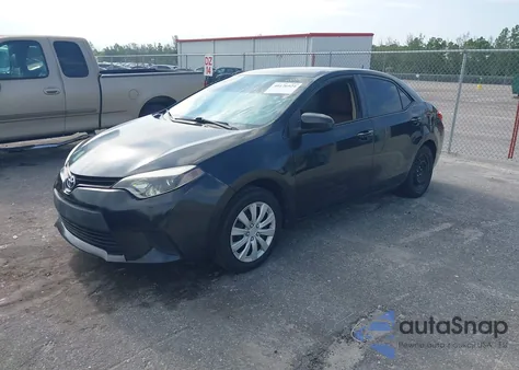 2015 Toyota Corolla Le из США, поврежденный, VIN 2T1BURHE9FC431002